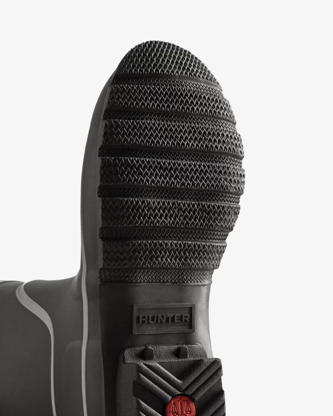 botas de lluvia cortas con contorno reflectante JV4X48181 Hunter mujer