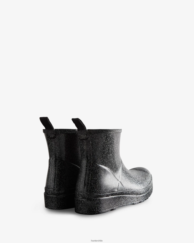 botas de lluvia cortas con purpurina starcloud JV4X4828 Hunter mujer