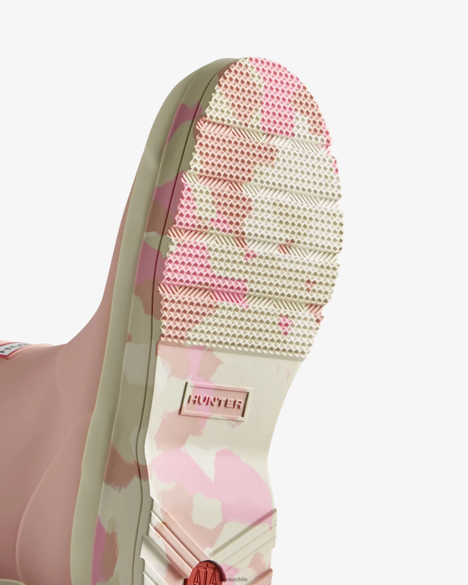 botas de lluvia cortas con suela color splash JV4X48164 Hunter mujer