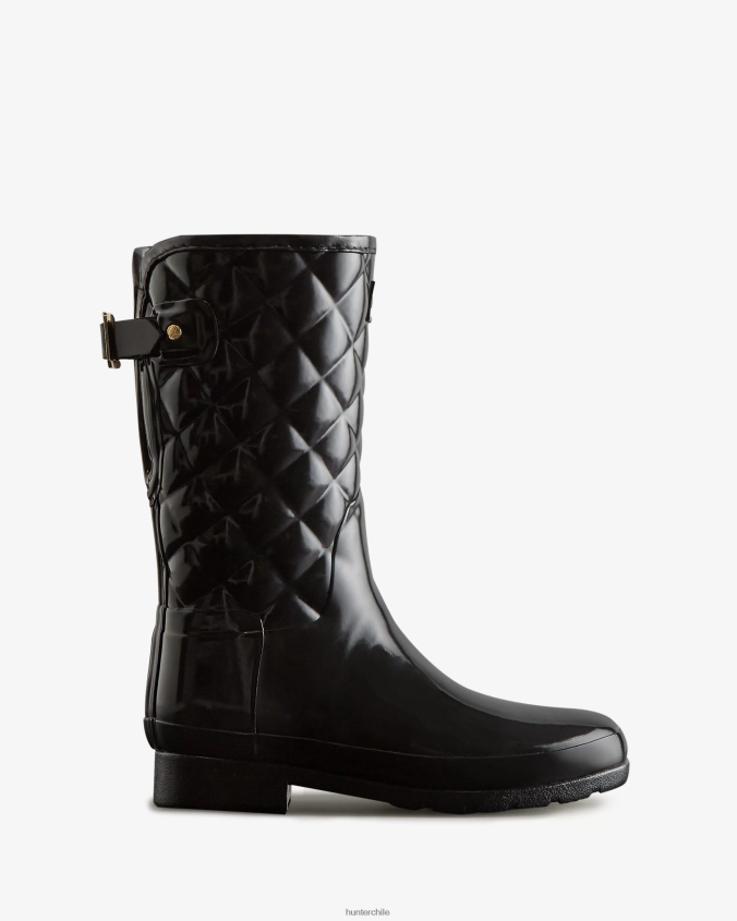 botas de lluvia cortas y acolchadas ajustables y refinadas JV4X4829 Hunter mujer