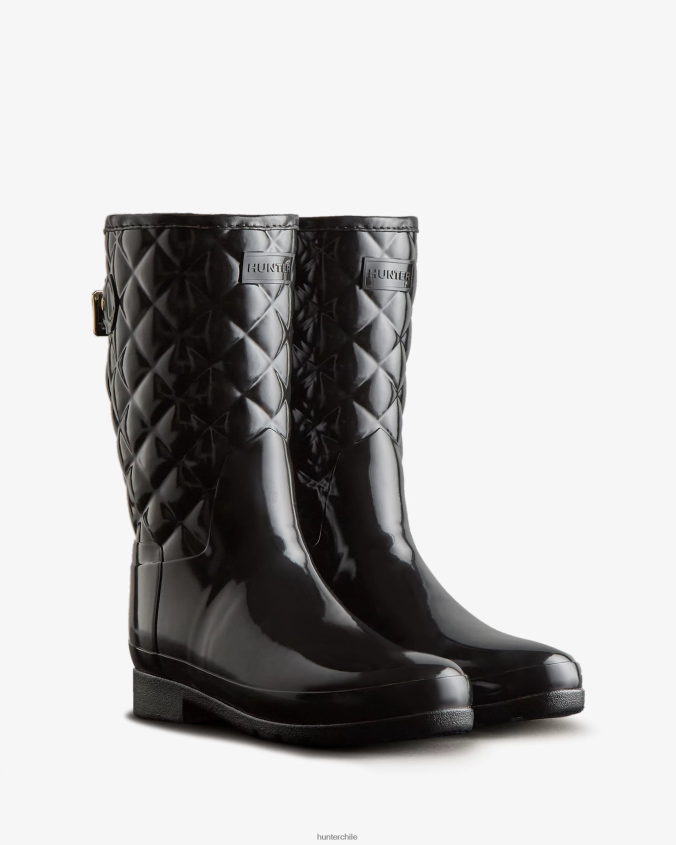 botas de lluvia cortas y acolchadas ajustables y refinadas JV4X4829 Hunter mujer