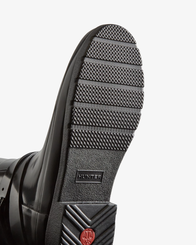 botas de lluvia refinadas, ajustadas y ajustables, altas y brillantes JV4X48226 Hunter mujer