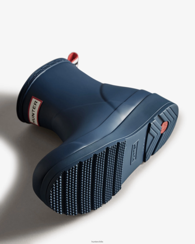 jugar botas de lluvia cortas JV4X48214 Hunter mujer