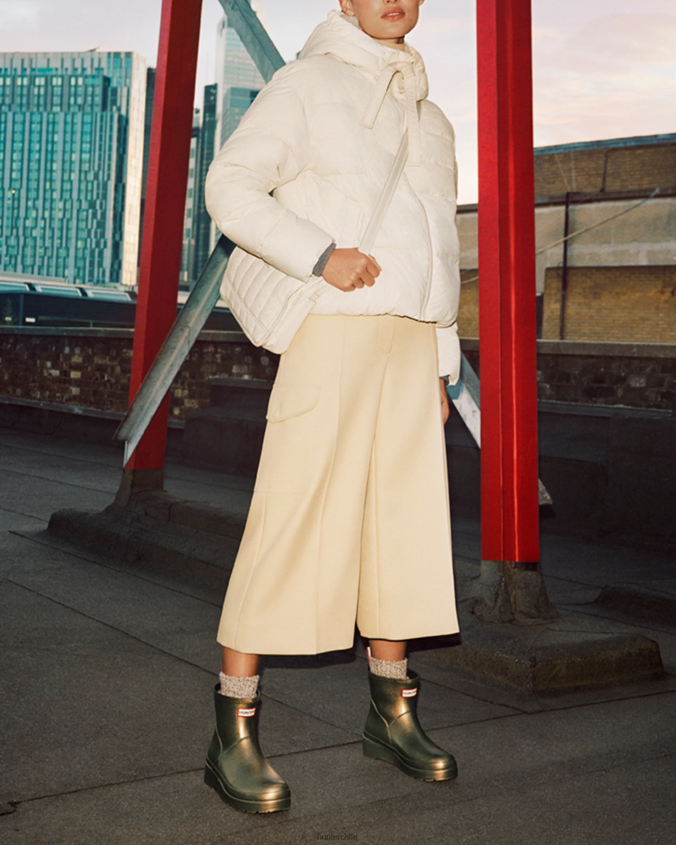 jugar botas de lluvia cortas nacaradas JV4X48213 Hunter mujer