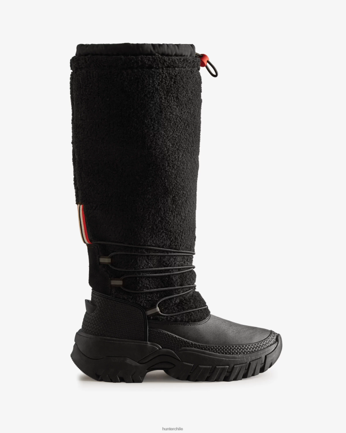 Botas altas para la nieve con aislamiento de piel de oveja vegana Wanderer JV4X48208 Hunter mujer Botas altas para la nieve con aislamiento de piel de oveja vegana Wanderer JV4X48208 Hunter mujer