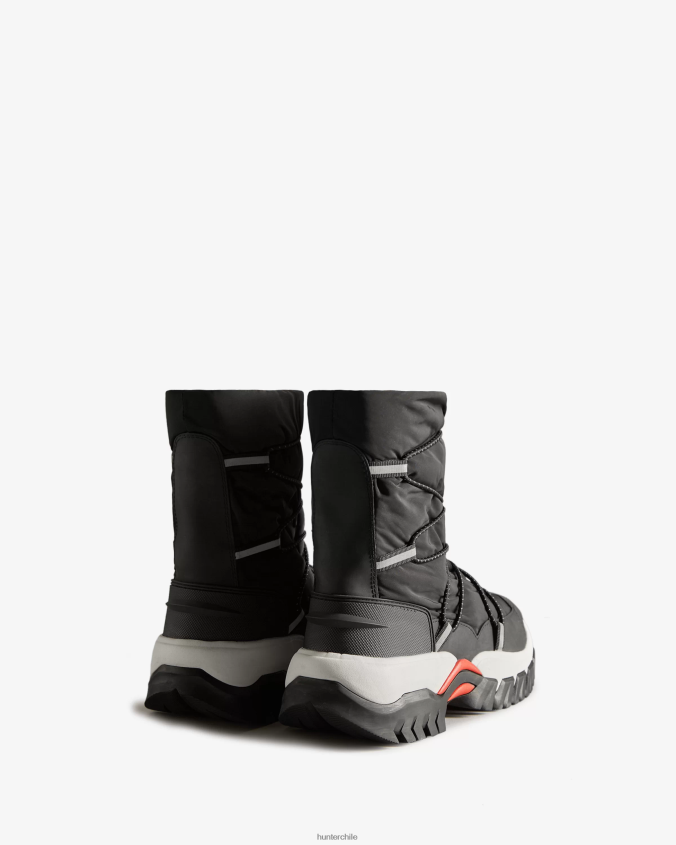 botas de nieve con aislamiento de poliéster reciclado JV4X48321 Hunter mujer