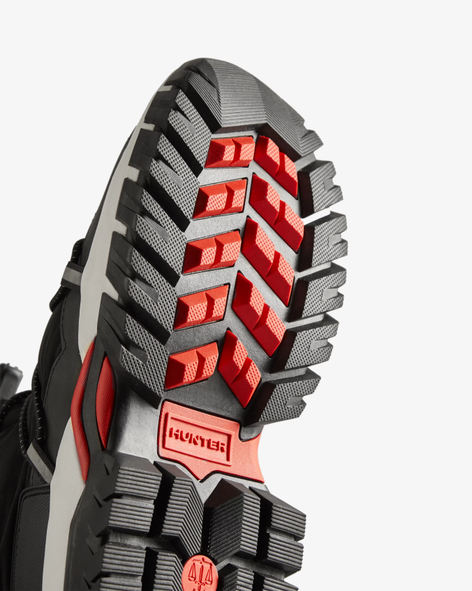 botas de nieve con aislamiento de poliéster reciclado JV4X48321 Hunter mujer