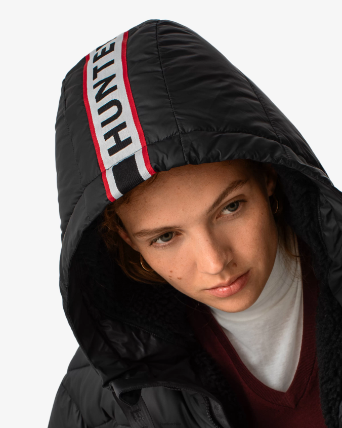 Intrepid chaqueta acolchada corta con tejido aislante JV4X48366 Hunter mujer