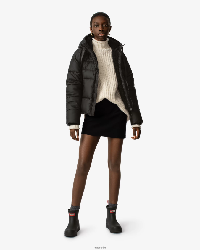 chaqueta acolchada corta con aislamiento intrepid JV4X48360 Hunter mujer