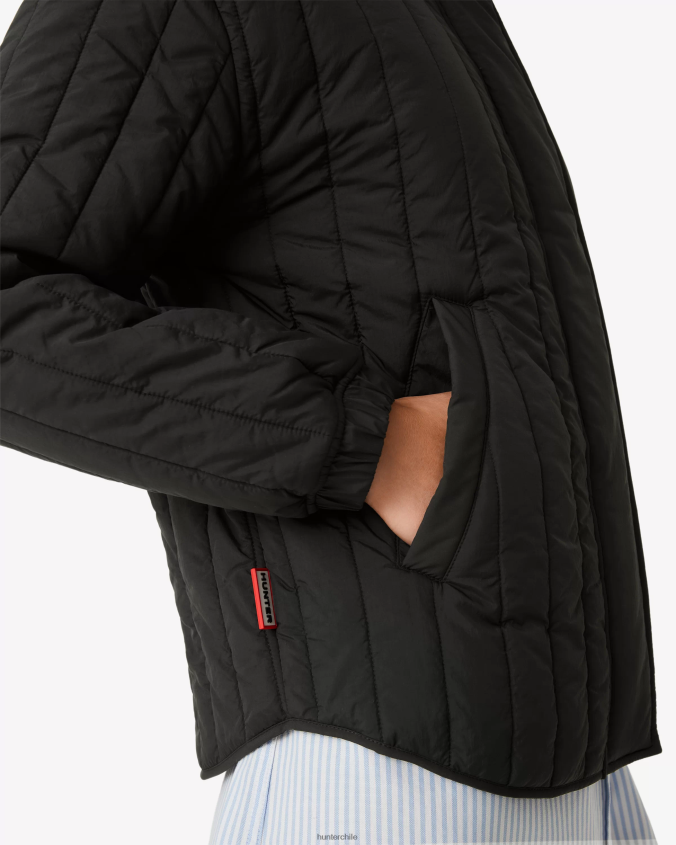 chaqueta acolchada explorer de nailon reciclado JV4X48348 Hunter mujer